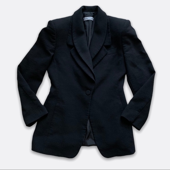 Emporio Armani Jackets & Blazers - Vintage Emporio Armani Double Collar Feminine Tuxedo like 80’s 90’s Blazer
